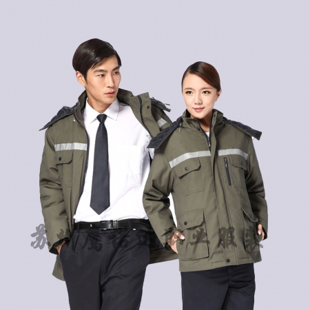反光劳保工作服冬装款式MF110